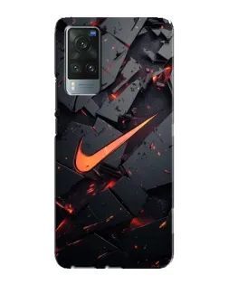 Чехол для Vivo X60 с картинкой «Nike — эффект разломов» Чехол для Vivo X60 с картинкой «Nike — эффект разломов»