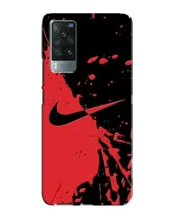 Чехол для Vivo X60 с картинкой «Красные брызги Nike» Чехол для Vivo X60 с картинкой «Красные брызги Nike»