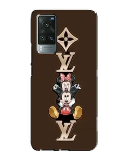 Чехол для Vivo X60 с картинкой «LV и Микки Маус»