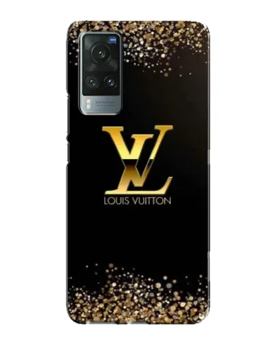 Чехол для Vivo X60 с картинкой «LV — золотые искры»