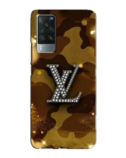 Чехол для Vivo X60 с картинкой «Камуфляжный Louis Vuitton»