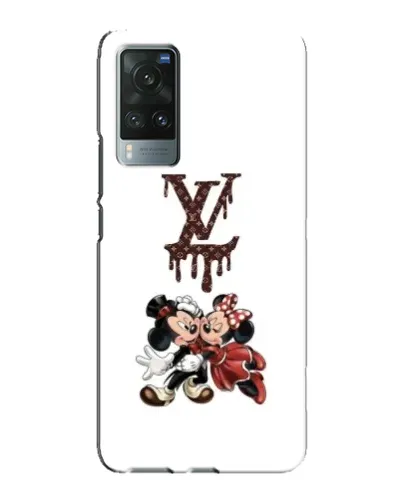 Чехол для Vivo X60 с картинкой «LV и Микки Маус»