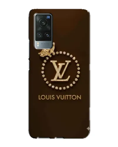 Чехол для Vivo X60 с картинкой «LV — золотая печать»