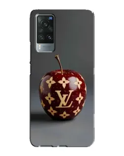 Чехол для Vivo X60 с картинкой «Красное яблоко LV»
