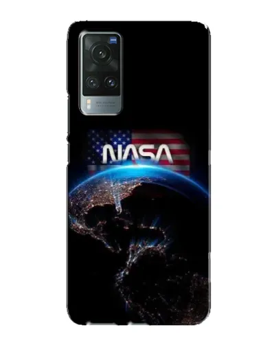 Чехол для Vivo X60 с картинкой «Земля из космоса NASA»