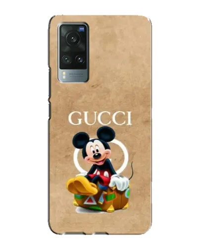 Чехол для Vivo X60 с картинкой «Микки Маус Gucci — крафт» Чехол для Vivo X60 с картинкой «Микки Маус Gucci — крафт»