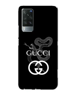 Чехол для Vivo X60 с картинкой «Gucci — серебряная змея»