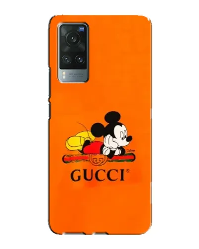 Чехол для Vivo X60 с картинкой «Микки Маус Gucci — оранж» Чехол для Vivo X60 с картинкой «Микки Маус Gucci — оранж»