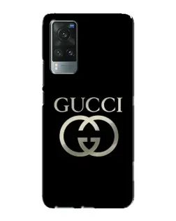 Чехол для Vivo X60 с картинкой «Gucci — золото на черном»
