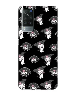 Чехол для Vivo X60 с картинкой «Черный паттерн Kuromi» Чехол для Vivo X60 с картинкой «Черный паттерн Kuromi»