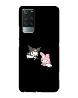 Чехол для Vivo X60 с картинкой «My Melody и Kuromi» Чехол для Vivo X60 с картинкой «My Melody и Kuromi»