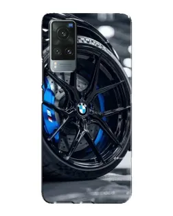 Чехол для Vivo X60 с картинкой «Колесо BMW вблизи»