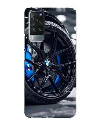 Чехол для Vivo X60 с картинкой «Колесо BMW вблизи» Чехол для Vivo X60 с картинкой «Колесо BMW вблизи»