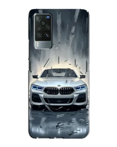 Чехол для Vivo X60 с картинкой «BMW в свете фар» Чехол для Vivo X60 с картинкой «BMW в свете фар»