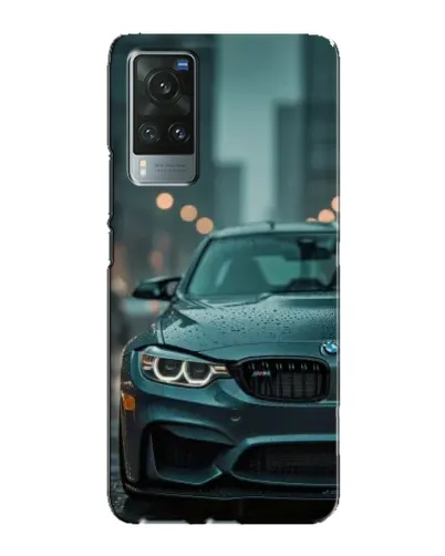 Чехол для Vivo X60 с картинкой «BMW в огнях города» Чехол для Vivo X60 с картинкой «BMW в огнях города»