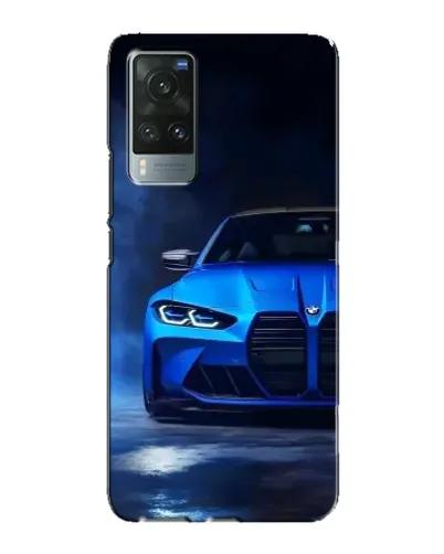 Чехол для Vivo X60 с картинкой «Голубая BMW M4» Чехол для Vivo X60 с картинкой «Голубая BMW M4»