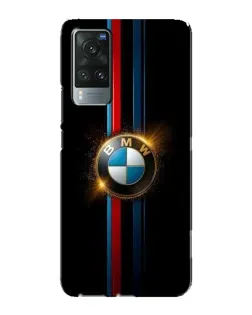 Чехол для Vivo X60 с картинкой «BMW M-Power неон»