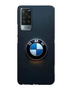 Чехол для Vivo X60 с картинкой «Логотип BMW — минимализм»