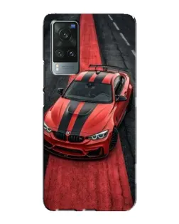 Чехол для Vivo X60 с картинкой «BMW на красной дорожке»