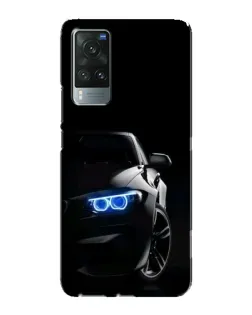 Чехол для Vivo X60 с картинкой «BMW — ночной взгляд»