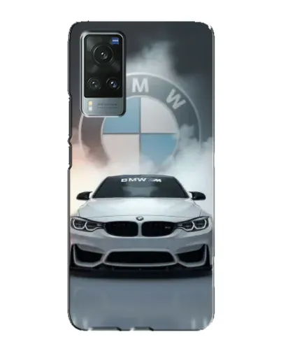 Чехол для Vivo X60 с картинкой «BMW в белом дыму» Чехол для Vivo X60 с картинкой «BMW в белом дыму»