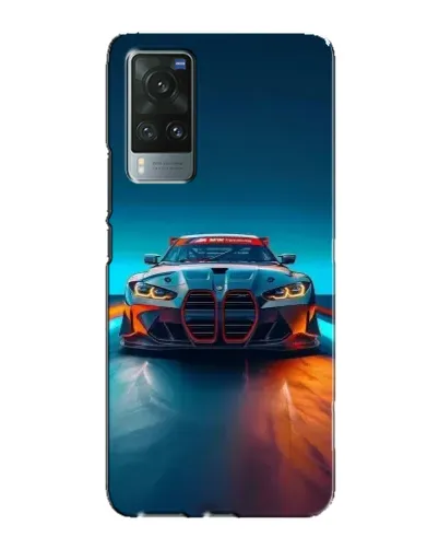 Чехол для Vivo X60 с картинкой «BMW — огни неона» Чехол для Vivo X60 с картинкой «BMW — огни неона»