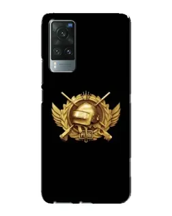 Чохол для Vivo X60 з картинкою «PUBG — помаранчевий градієнт»