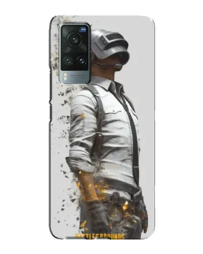 Чохол для Vivo X60 з картинкою «PUBG — боєць у пилу»