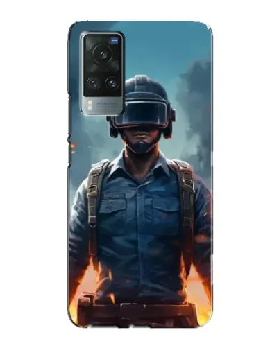 Чохол для Vivo X60 з картинкою «PUBG — реалістичний герой»