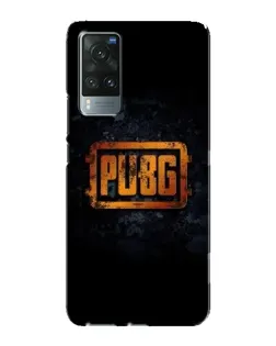 Чохол для Vivo X60 з картинкою «PUBG — золотий логотип»