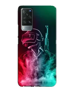 Чохол для Vivo X60 з картинкою «PUBG — вогняний воїн»