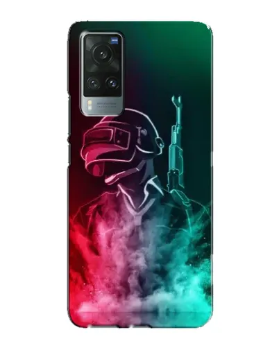 Чохол для Vivo X60 з картинкою «PUBG — вогняний воїн»