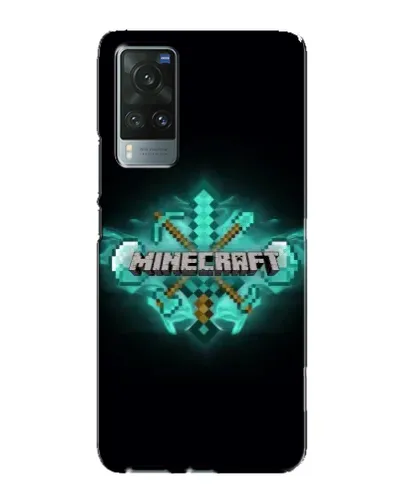 Чохол для Vivo X60 з картинкою «Minecraft Diamond лого» Чохол для Vivo X60 з картинкою «Minecraft Diamond лого»