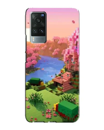 Чохол для Vivo X60 з картинкою «Рожеве дерево Minecraft» Чохол для Vivo X60 з картинкою «Рожеве дерево Minecraft»
