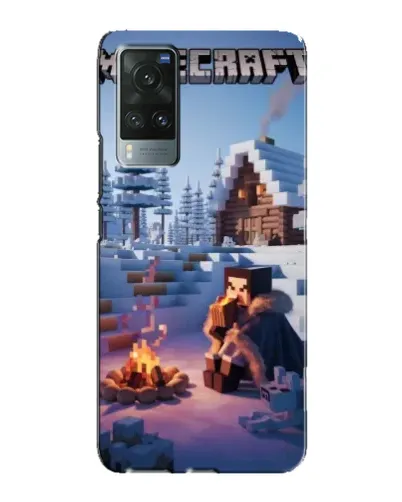 Чохол для Vivo X60 з картинкою «Зимовий Minecraft» Чохол для Vivo X60 з картинкою «Зимовий Minecraft»