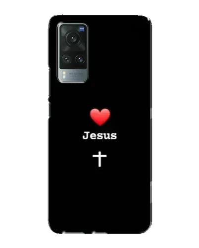 Чехол для Vivo X60 с картинкой «Сердце - Jesus» Чехол для Vivo X60 с картинкой «Сердце - Jesus»
