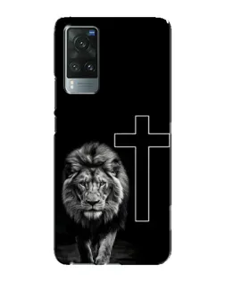 Чохол для Vivo X60 з картинкою «Лев та Хрест»