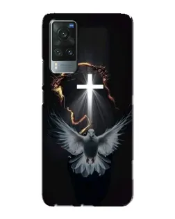 Чехол для Vivo X60 с картинкой «Голубь и Свет»