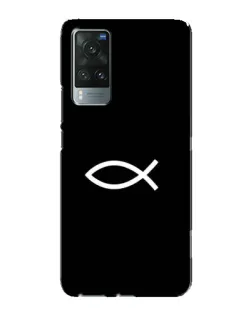 Чехол для Vivo X60 с картинкой «Символ рыбы Jesus» Чехол для Vivo X60 с картинкой «Символ рыбы Jesus»