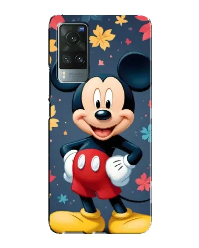Чехол для Vivo X60 с картинкой «Осенний Mickey Mouse»