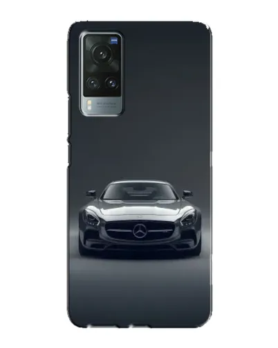 Чехол для Vivo X60 с картинкой «Mercedes на черном»