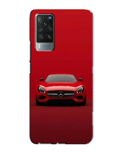 Чехол для Vivo X60 с картинкой «Красный Mercedes AMG»