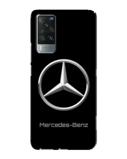 Чехол для Vivo X60 с картинкой «Mercedes Silver Logo»