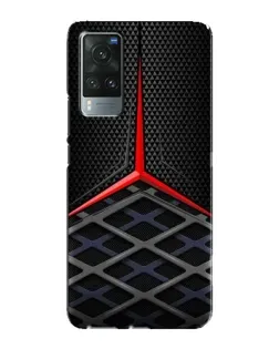 Чехол для Vivo X60 с картинкой «Mercedes Carbon Grid»