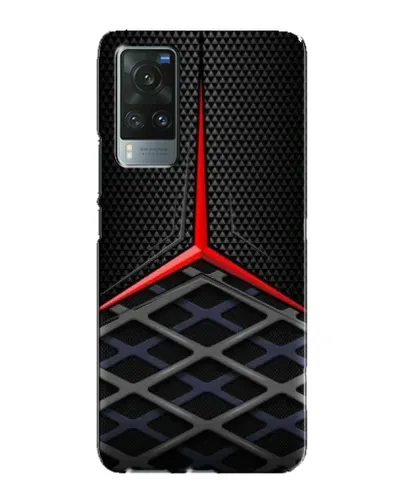 Чехол для Vivo X60 с картинкой «Mercedes Carbon Grid»