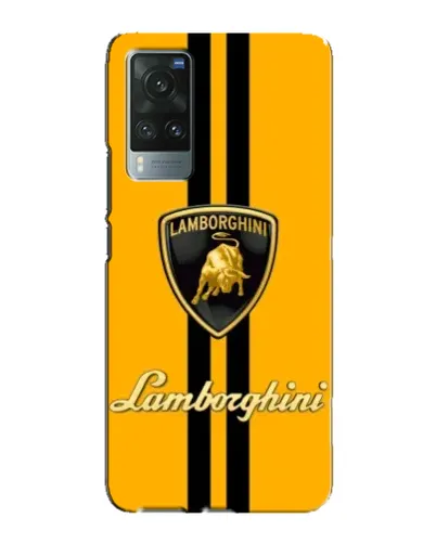 Чехол для Vivo X60 с картинкой «Lamborghini Stripe желтый» Чехол для Vivo X60 с картинкой «Lamborghini Stripe желтый»
