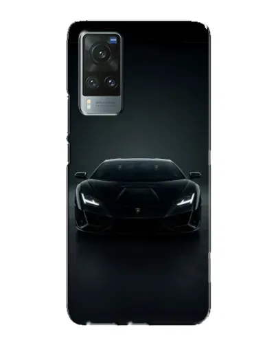 Чехол для Vivo X60 с картинкой «Черный Lamborghini Aventador» Чехол для Vivo X60 с картинкой «Черный Lamborghini Aventador»