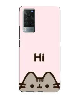 Чохол для Vivo X60 з картинкою «Пушин каже Hi» Чохол для Vivo X60 з картинкою «Пушин каже Hi»