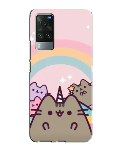 Чехол для Vivo X60 с картинкой «Единорог Pusheen»