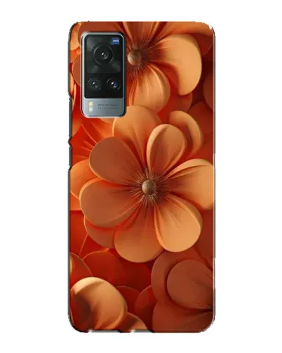 Чохол для Vivo X60 з картинкою «Помаранчева макро квітка» Чохол для Vivo X60 з картинкою «Помаранчева макро квітка»